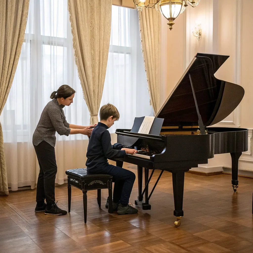 Advanced piano lessons and performance training