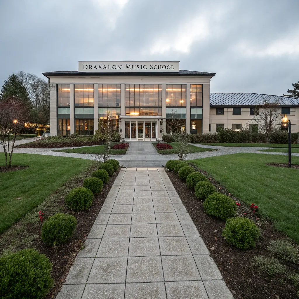 Exterior view of DRAXALION Music School